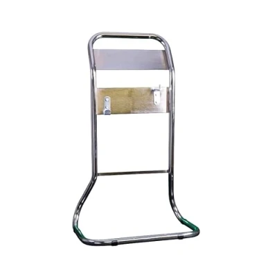 Image of FSS UK Double fire Extinguisher Chrome Stand with brackets. Will fit a 2 KG CO2 and any 6 L 9 extinguisher.