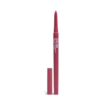 Image of 3INA MAKEUP The Automatic Lip Pencil 254 Dark pink nude Liner Built In Sharpener Waterproof