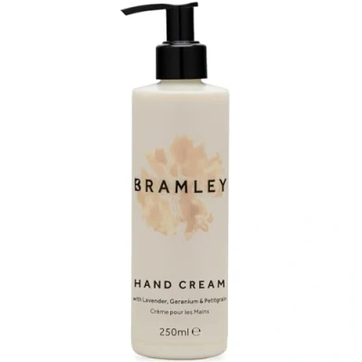 Image of BRAMLEY Hand Cream 250ml Lavender, Geranium &amp; Petitgrain Essentil Oils Hydrating Nourishing Vegan Moisturiser 100% Natural Fragrance Gift