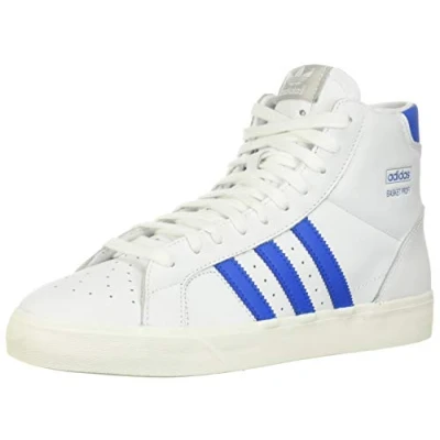 Image of adidas Originals Mens Basket Profi Shoes Sneaker, FTWWHT/BLUBIR/OWHITE, 11