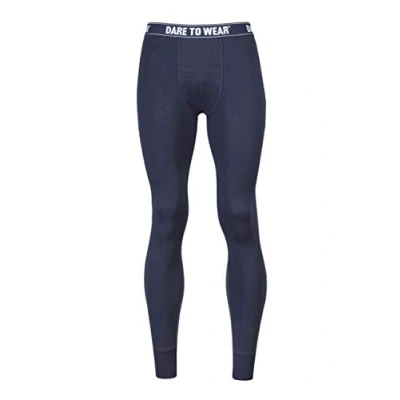Image of Mens 1 Pack SOCKSHOP Dare to Wear Lightweight Long Johns Navy Large
