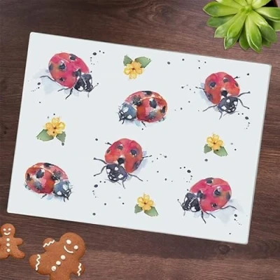 Image of lesser and pavey LP48401 Country Life Ladybirds Design Cutting Board Multi color