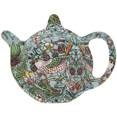 Image of William Morris Strawberry Thief Design Teabag Tidy
