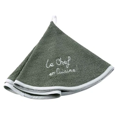 Image of Douceur d&#039;Intérieur Kitchen Linen, Cotton, Khaki, (0) 60 CM