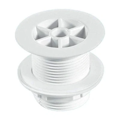 Image of McAlpine 1�&quot; White Plastic Flush Flange Short Urinal Waste WU1S