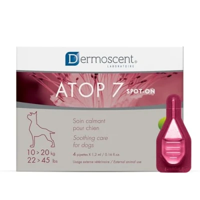 Image of Dermoscent TP 3760098110667_Vendor ATOP7 Spot ON Dogs Cats 10 20KG (NDR), 3600 W, 1 Liter, 44 Decibels, Plastic