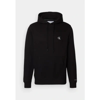 Image of Calvin Klein Jeans Essential Regular Hoodie Sweatshirt, Men&#039;s, Size: XXL, Black