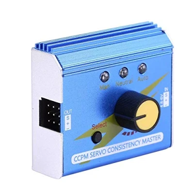 Image of Servo Tester, Digital Consistency Motor Tester Metal Controller for RC Car Plane Boat Model Accessory