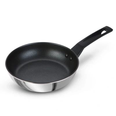 Image of Prestige 9 x Tougher Stainless Steel Frypan, 25cm, Silver