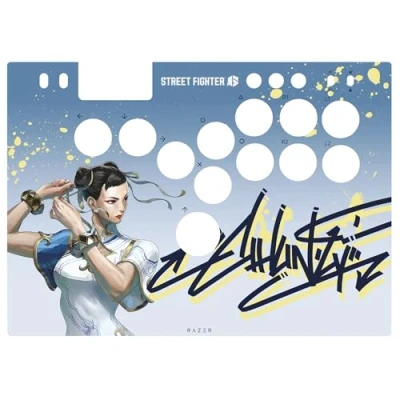 Image of Razer Vinyl Kitsune Skin: Full Top Plate Wrap Premium 3M Cast Scratch Resistant Unique Designs &amp; Finishes Easy Application Street Fighter Chun Li