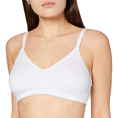 Image of Sassa Shaped Soft Cup Bra with Cotton White 34C