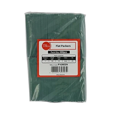 Image of TIMCO Individual Packers 28mm 1.0mm Green 200 Pieces