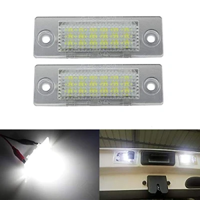 Image of GOFORJUMP 2Pcs 18 LED 3528 SMD Number License Plate Light Lamp Car Styling for Touran Caddy 3 Golf 5 Plus Jetta Passat B5.5 B6 Sedan