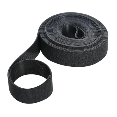 Image of Fixman Self Wrap Hook &amp; Loop Tape Black 25mm x 5m
