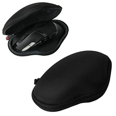 Image of Hermitshell Travel EVA Nylon Protective Case Carrying Pouch Cover Bag Compact size with carabiner for Logitech G602 Gaming Wireless Mouse