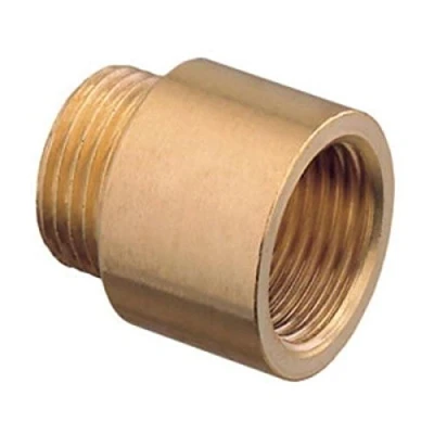 Image of 1&quot; Bsp Pipe Thread Extension Female x Male Cast Iron Brass 40mm Long