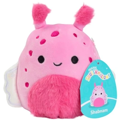 Image of Squishmallows Original 5 Inch Shabnam The Pink Sea Slug Official Jazwares Plush Collectible Soft Squishy Mini Stuffed Animal Toy Gift for Kids, Girls &amp; Boys