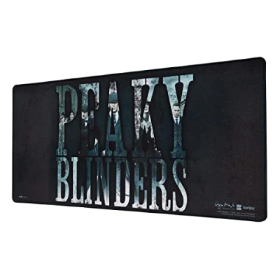 Image of Grupo Erik Peaky Blinders XXL Mouse Mat Desk Pad 31.5&quot; x 13.78&quot; Non Slip Rubber Base Pad, Gaming Keyboard Gifts