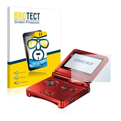 Image of brotect Screen Protector compatible with Nintendo Gameboy Advance GBA SP (2 Pack) HD Clear Protection Film