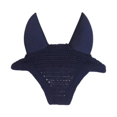 Image of Kentucky Horsewear Fly Hood Wellington Soundless Navy Pony Size Hoods Horse &amp; Equestrian