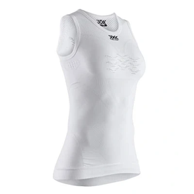 Image of X BIONIC Women Energizer 4.0 Light Singlet T shirt Arctic White/Dolomite Grey, Large
