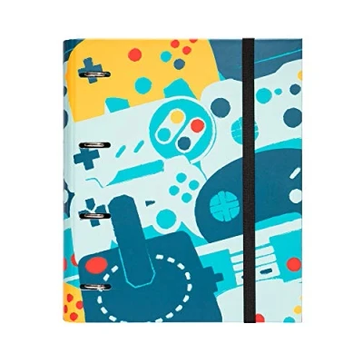Image of Grupo Erik: Official Gamer 4 Ring Binder A4 Folders 10.6 x 12.6 inches / 27 32 cm Ringbinder Cute Stationary