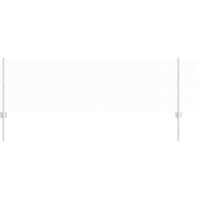 Image of vidaXL Fence Posts 5 pcs U Channel 60 cm Galvanised Steel