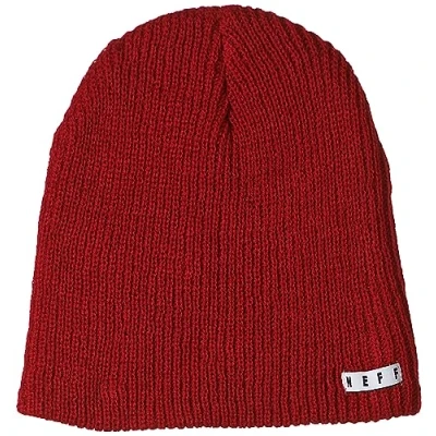 Image of Neff Daily Beanie Hat Red, One Size