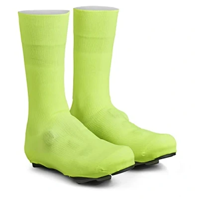 Image of GripGrab Flandrien Waterproof Knitted Road Cycling Shoe Covers High Cut Windproof Insulating Zipperless Aero Overshoes