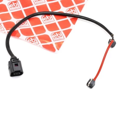 Image of 7L0907637 Brake Pad Wear Sensor FEBI BILSTEIN 23360 Front Axle Left, Right AUDI: Q7, PORSCHE: Cayenne, VOLKSWAGEN: Touareg I