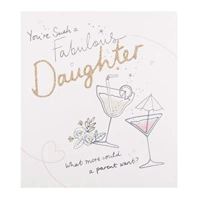 Image of Hallmark Daughter Birthday Card &#039;Fabulous&#039; Medium