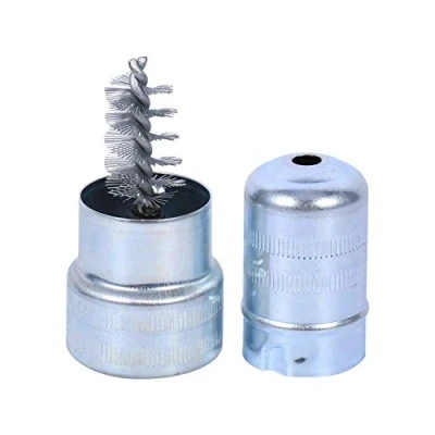 Image of Battery Terminal cleaner Car post Kit Universal Brush+knife corrosion protector,+battery and connector cleaner+battery cleaner+car bat