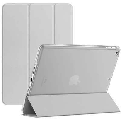 Image of Slim Smart Stand Case Magnetic Cover For Apple iPad Mini 1/2/3 with Automatic Wake/Sleep (Silver)