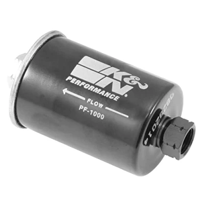 Image of K&amp;N Gasoline Fuel Filter: High Performance Filter, Premium Engine Protection, Compatible with 1982 2013 GM Truck/Passenger Car Injected Engines, PF 1000