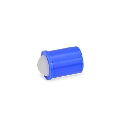 Image of Ganter Normelemente GN 614 6 KD spring Pressure Pressing, Sleeve and Ball: Plastic, Durchmesser d: 6mm, Set of 10 Pieces