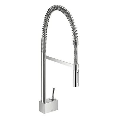 Image of AXOR 10820000 Starck Kitchen Tap 240 Semi Pro Mixer, Chrome, mit Schwenkauslauf