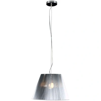 Image of Siam Cylindrical Pendant Ceiling Light Satin Nickel