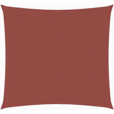 Image of vidaXL Sunshade Sail Oxford Fabric Square 4x4 m Terracotta