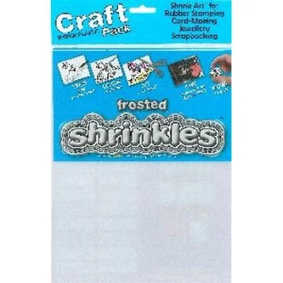 Image of Shrinkles Keycraft Original, Frosted Shrink Art Sheets (Craft Pack)