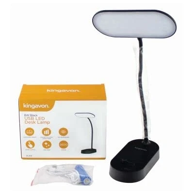 Image of Kingavon 8W Usb Led Desk Lamp Black