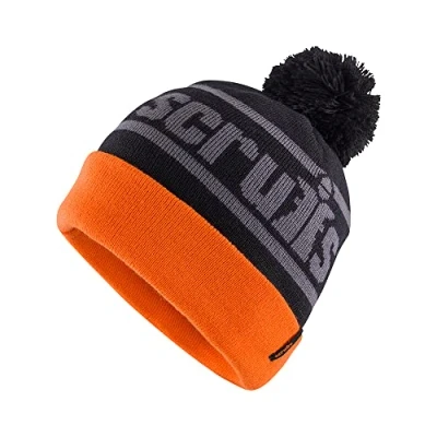 Image of Scruffs Trade Bobble Hat Black/Orange