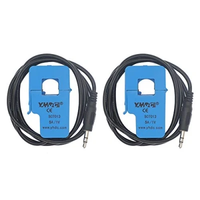 Image of 2PCS SCT013 005 5A 1V Non invasive Split Core Current Transformer Sensor