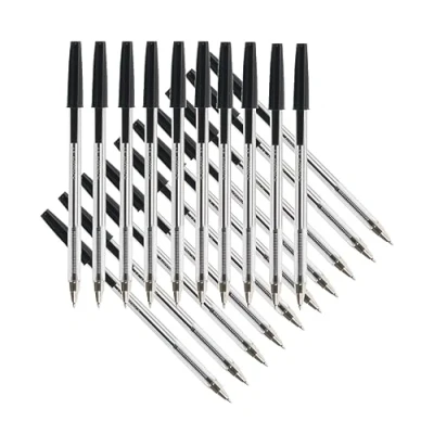 Image of Q Connect Ballpoint Pen Medium Black (Pack of 20)