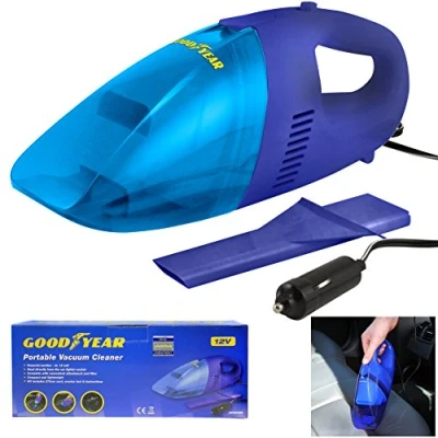 Image of Goodyear 12V DC Car/Van Cigarette Lighter Corded Vacuum Cleaner Powerful Suction