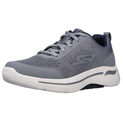 Image of Skechers Go Walk Arch Fit Idyllic Grey/Navy 15 D (M)