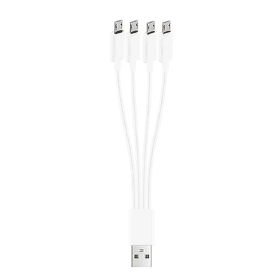 Image of MOLKASIA 4 in 1 USB Charging Cable Multi for Multiple Devices Tablets or Phones Simultaneously