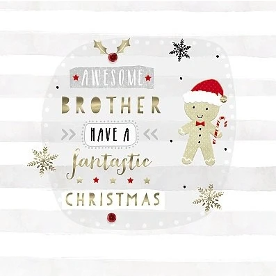 Image of Hotchpotch Handmade Morello Christmas Card Brother