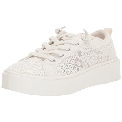 Image of Roxy Women&#039;s Sheilahh Slip on Platform Sneaker Shoe, Ash/White, 4.5 UK