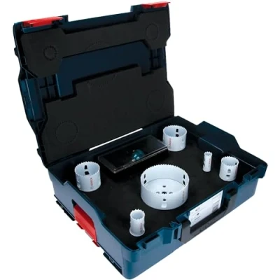 Image of Bosch Professional 8 pcs. Hole Saw Progressor for Wood &amp; Metal Set (L Boxx, Ø 20 114 mm, Accessory Drill)
