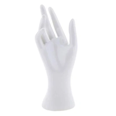 Image of Mannequin Hand model Jewelry Display Stand Female Bracelet Ring Gloves Organizer Holder Rack 4 Color (White)